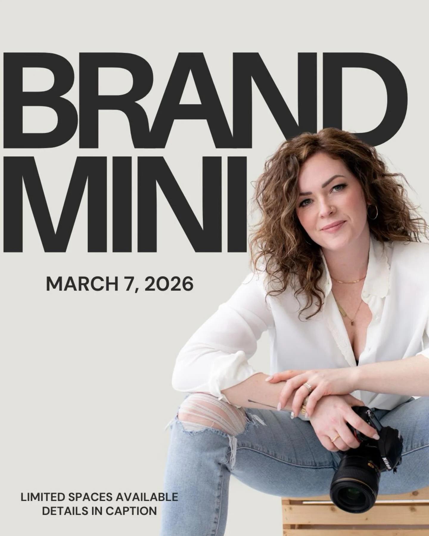 ✨ B R A N D  M I N I  D A Y ✨

Mini Brand Sessions = updated head shots, fresh content, and photos you feel amazing about! 

New business, rebranding, or just need a new profile pic? This is for you. 🤍

March 7 | 15 min
$185 + tax | 20+ images
Locat