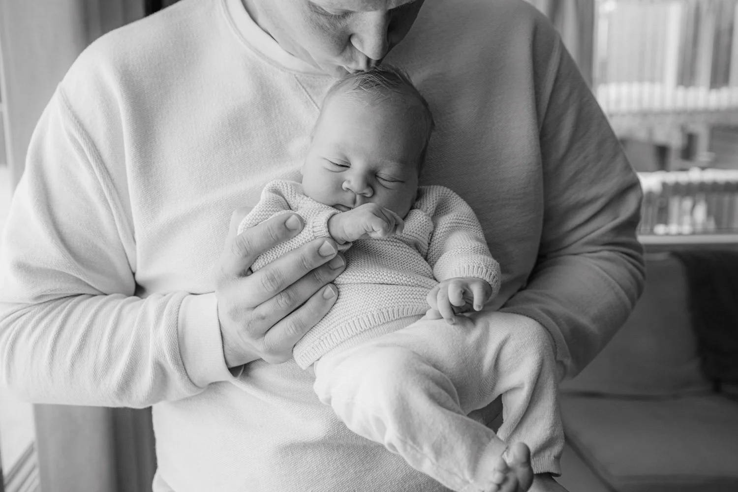 dad and baby son lifestyle shoot