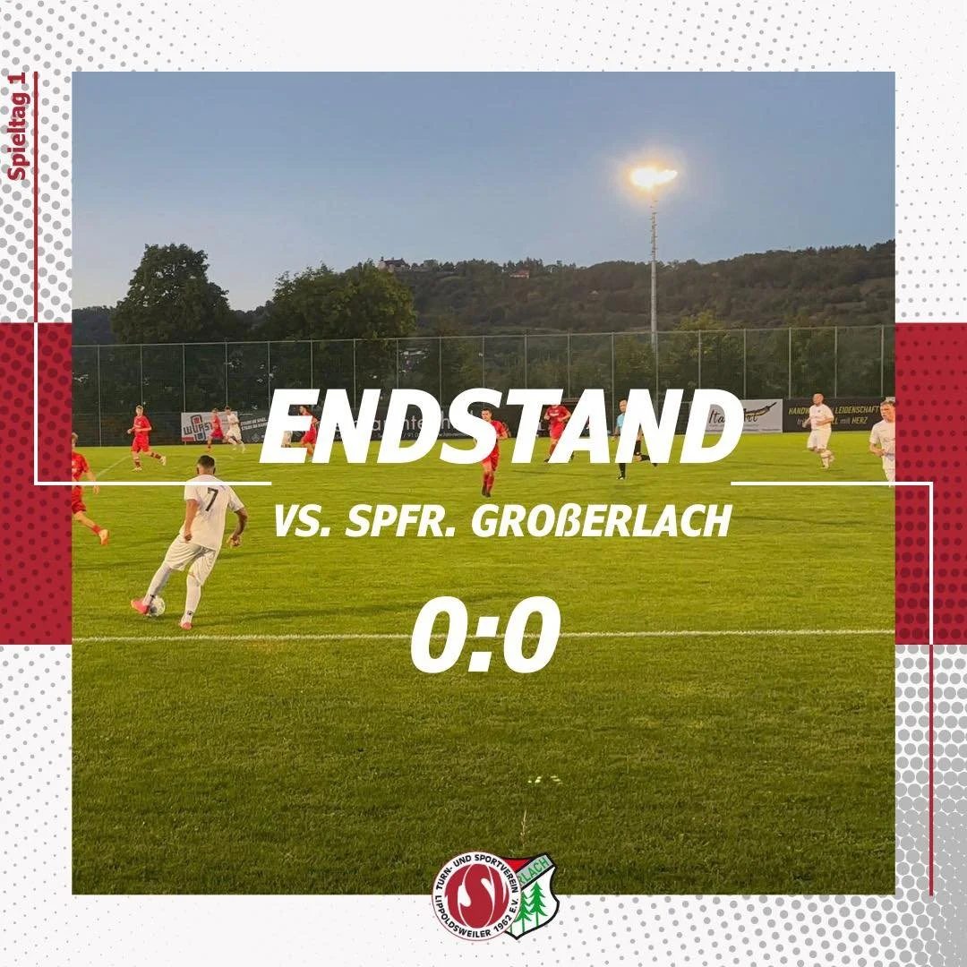 Was für ein Mittwochabend am Brucher Hang!
Der TSV Lippoldsweiler empfing die Spfr. Großerlach und konnte sich nach 90 Minuten nur mit einem 0:0 begnügen.
Von Beginn an entwickelte sich ein Spiel mit Chancen auf beiden Seiten. Der T