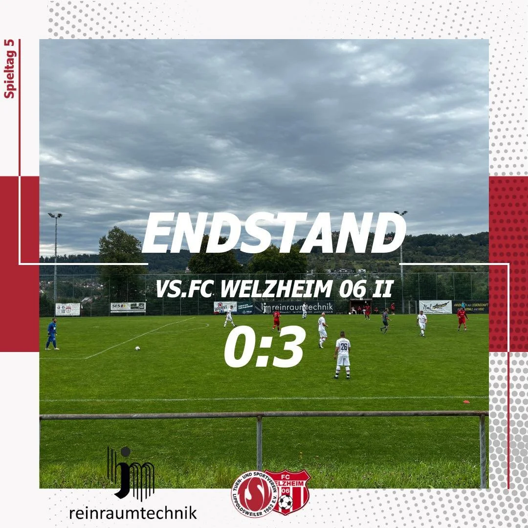 Der TSV Lippoldsweiler wollte am Sonntag unbedingt den ersten Saisonsieg einfahren, musste sich jedoch dem FC Welzheim 06 II mit 0:3 geschlagen geben.
Trotz großem Einsatz und kämpferischem Auftreten fehlte die Durchschlagskraft nach vorn