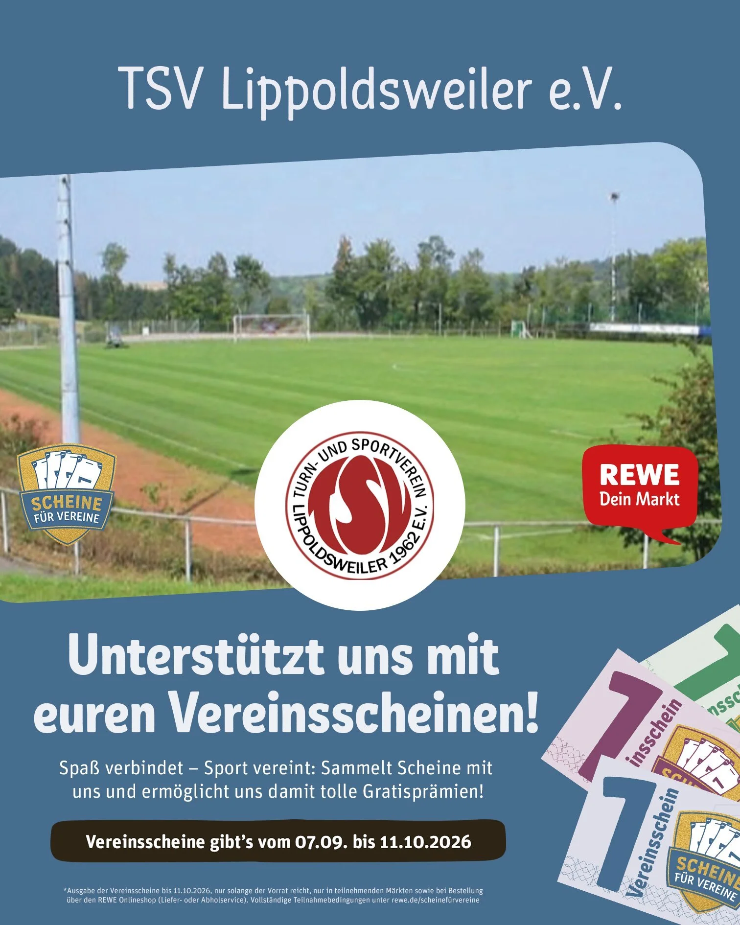 Gemeinsam sammeln für den TSV Lippoldsweiler