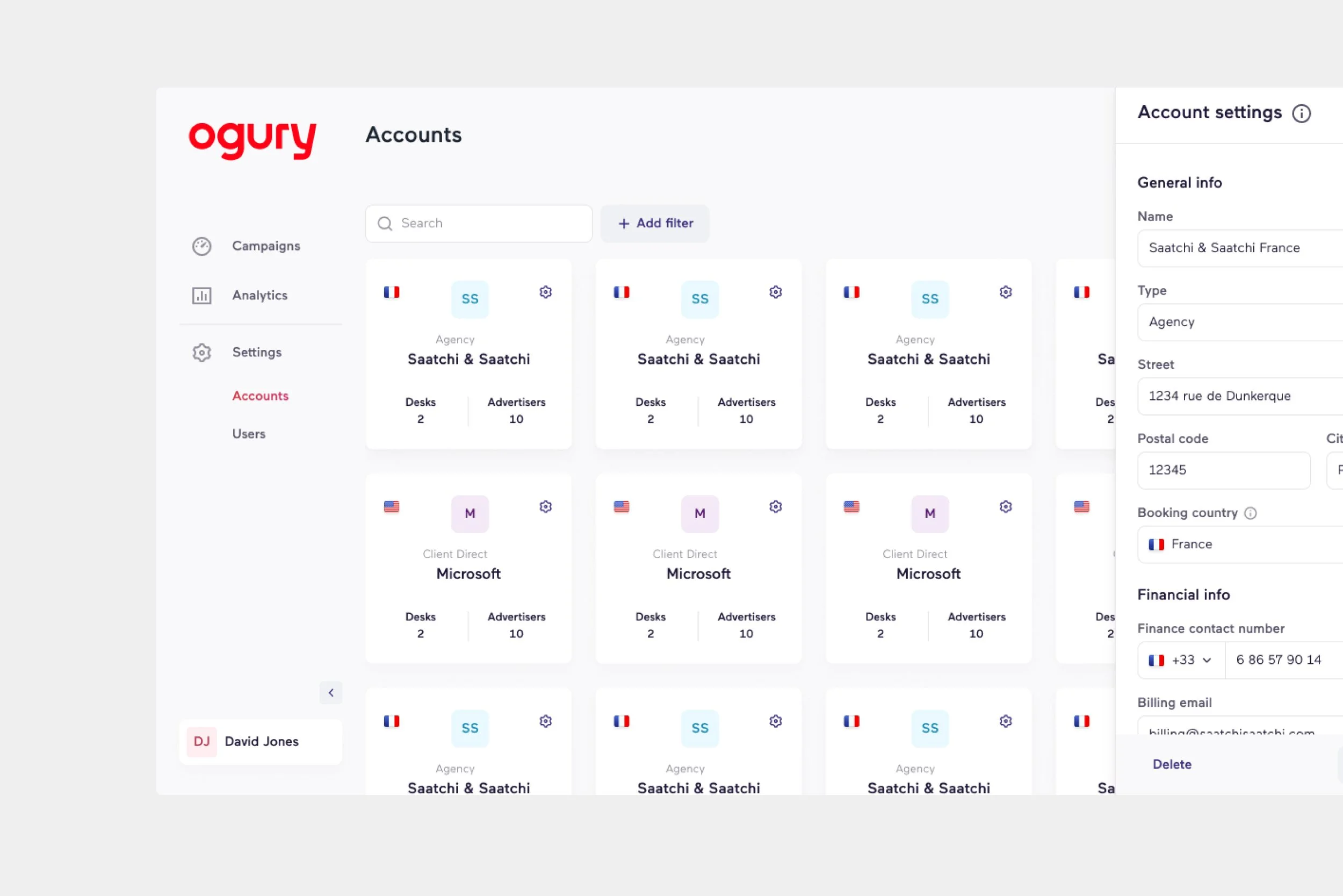 Ogury Ad Manager: Account & User Management