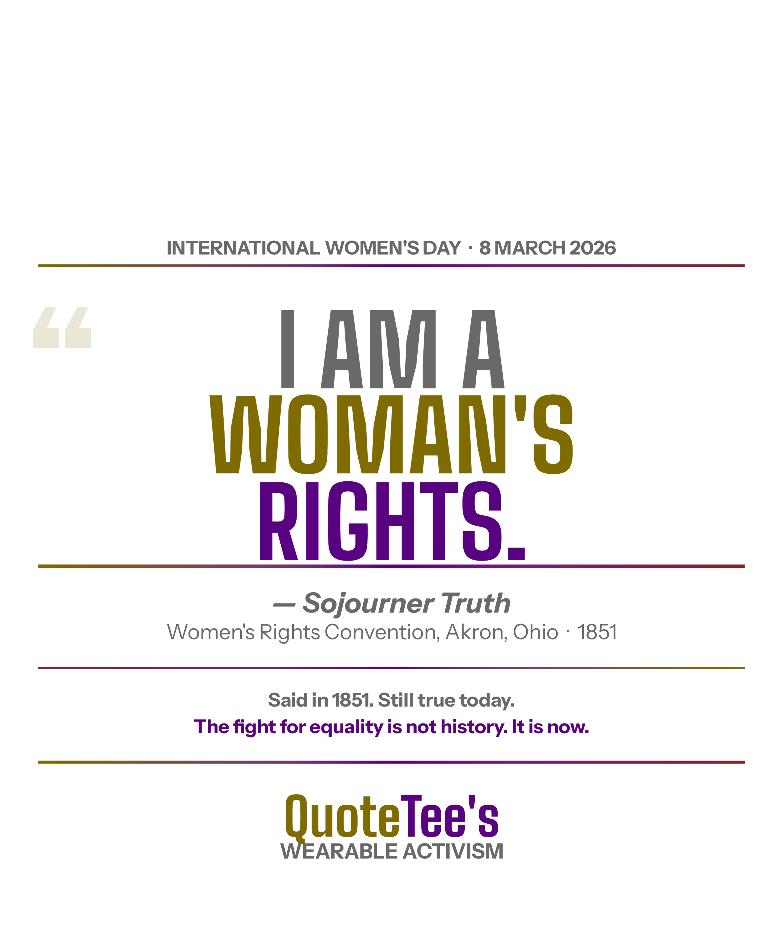 Sojourner Truth - Ain’t I a Woman?