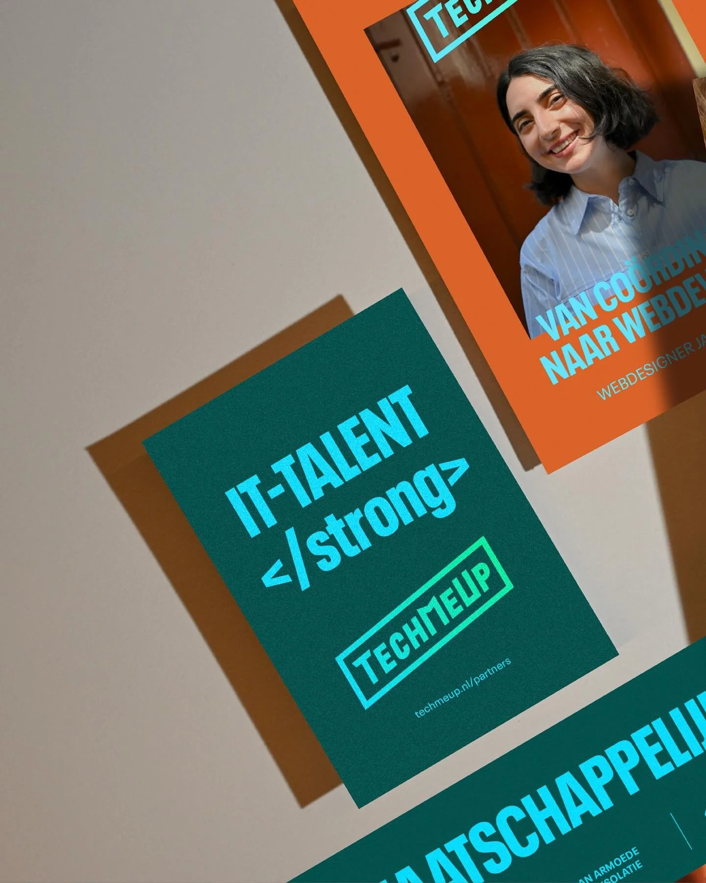 Work work work @techmeup_nl De huisstijl voor TechMeUp is ontwikkeld met &eacute;&eacute;n belangrijk uitgangspunt: praktisch en werkbaar voor het marketingteam. Omdat de organisatie veel communiceert &mdash; van social posts tot campagnes en partner