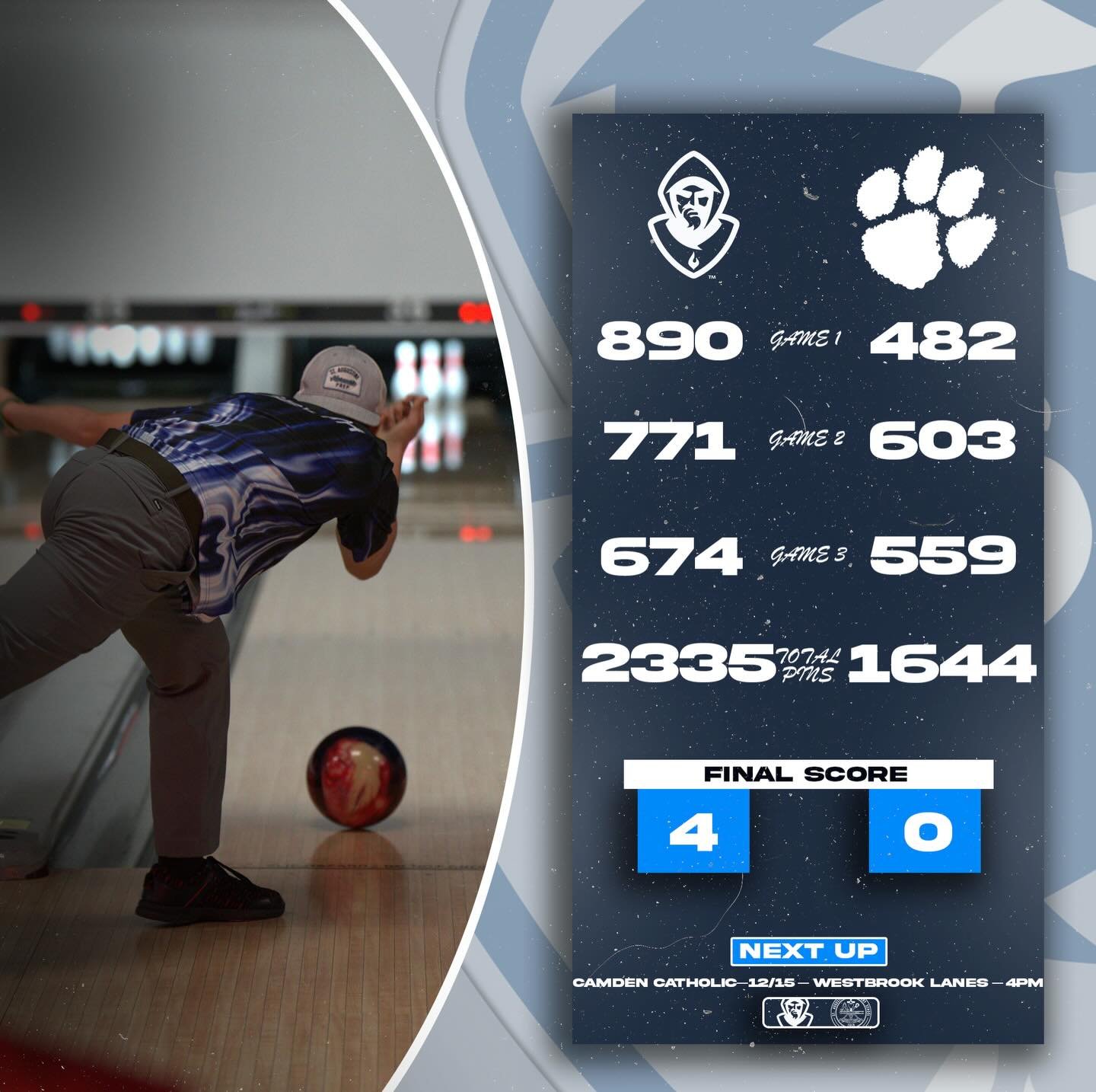 Bowling takes home the victory vs Middle Twp