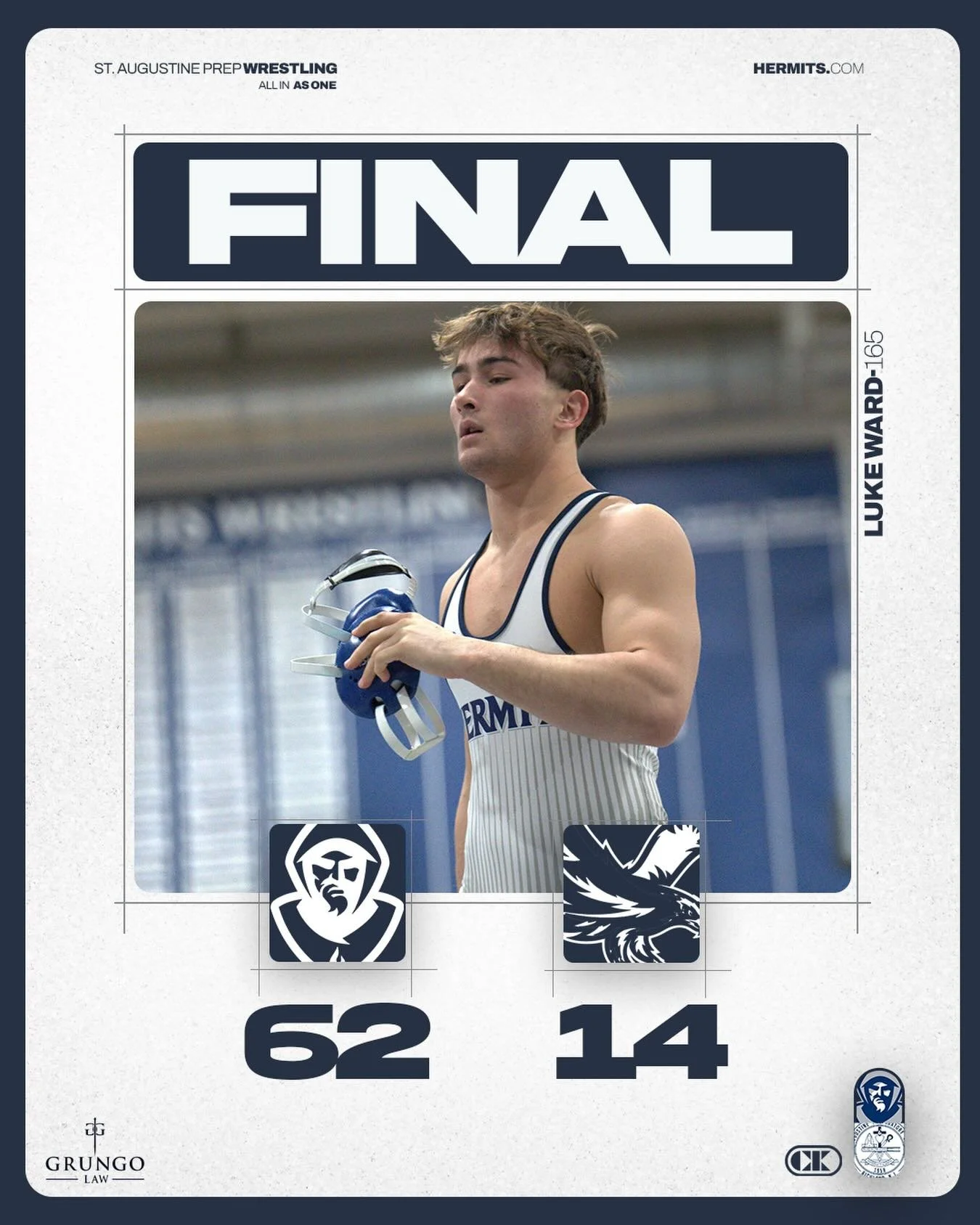 Wrestling starts today&rsquo;s quad 2 for 2 with a win over Ocean City