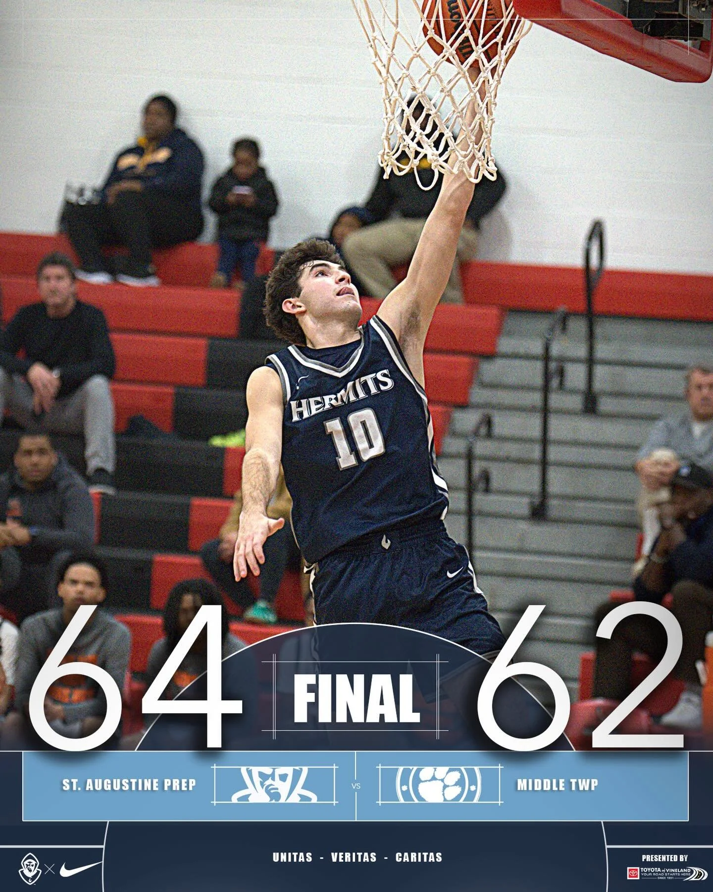 Basketball takes down Middle Twp in overtime behind a game winner from Jacob Plenn