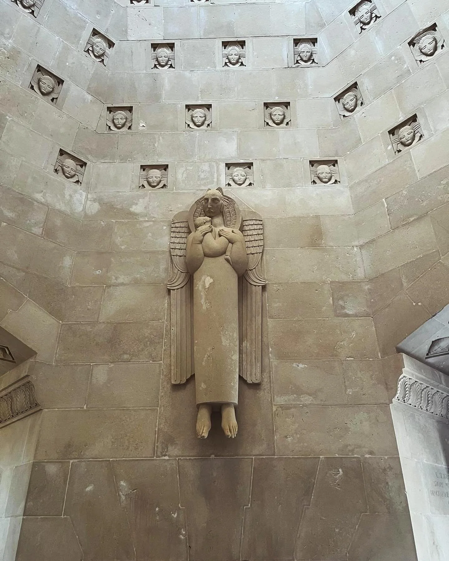 To conclude #Me&scaron;trovic series. CR

Sublime Račić Family Mausoleum in Cavtat Croatia. 
.
.
📸@okceplavo
#stone#sculptor #mestrovic #mausoleum #architecture