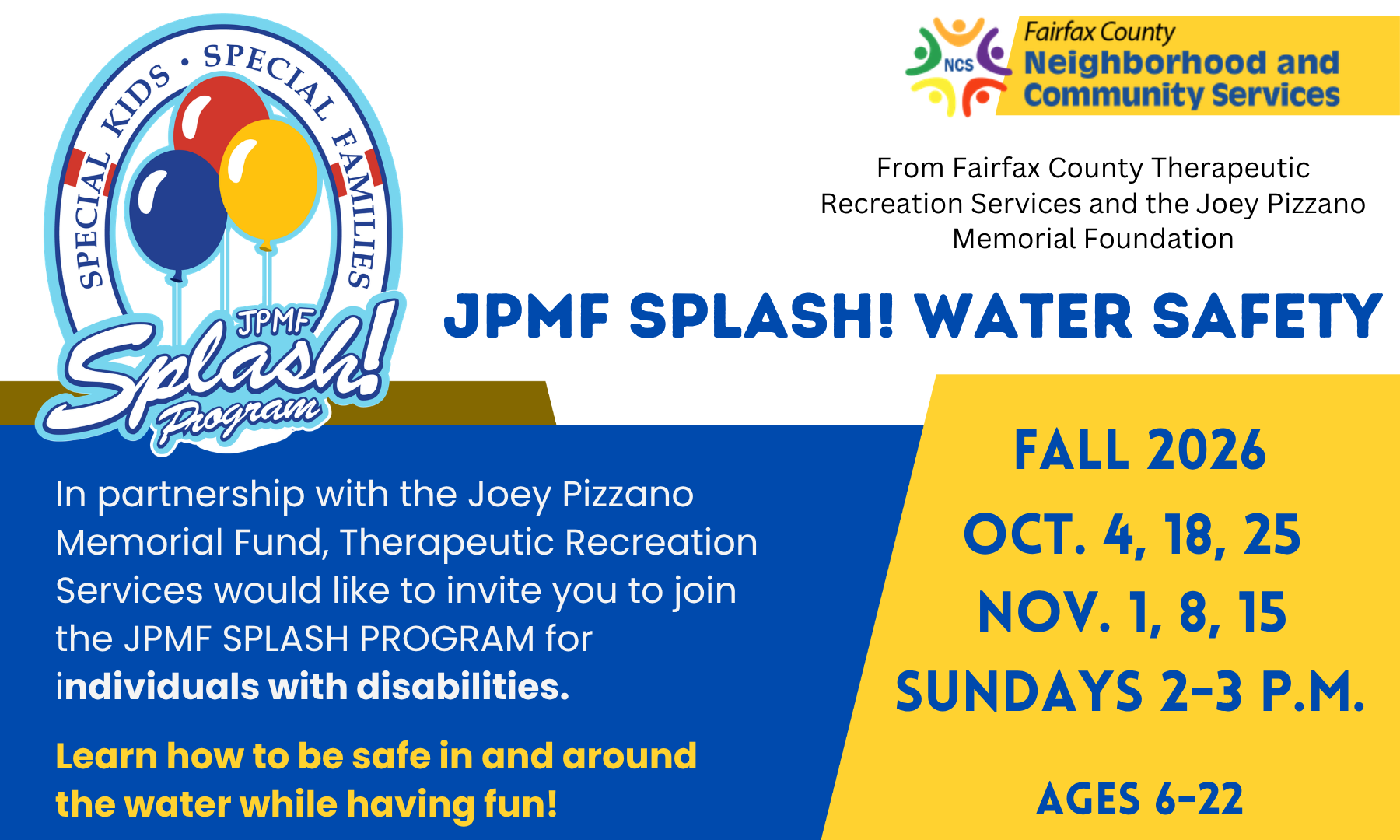 JPMF Splash! Fall 2026