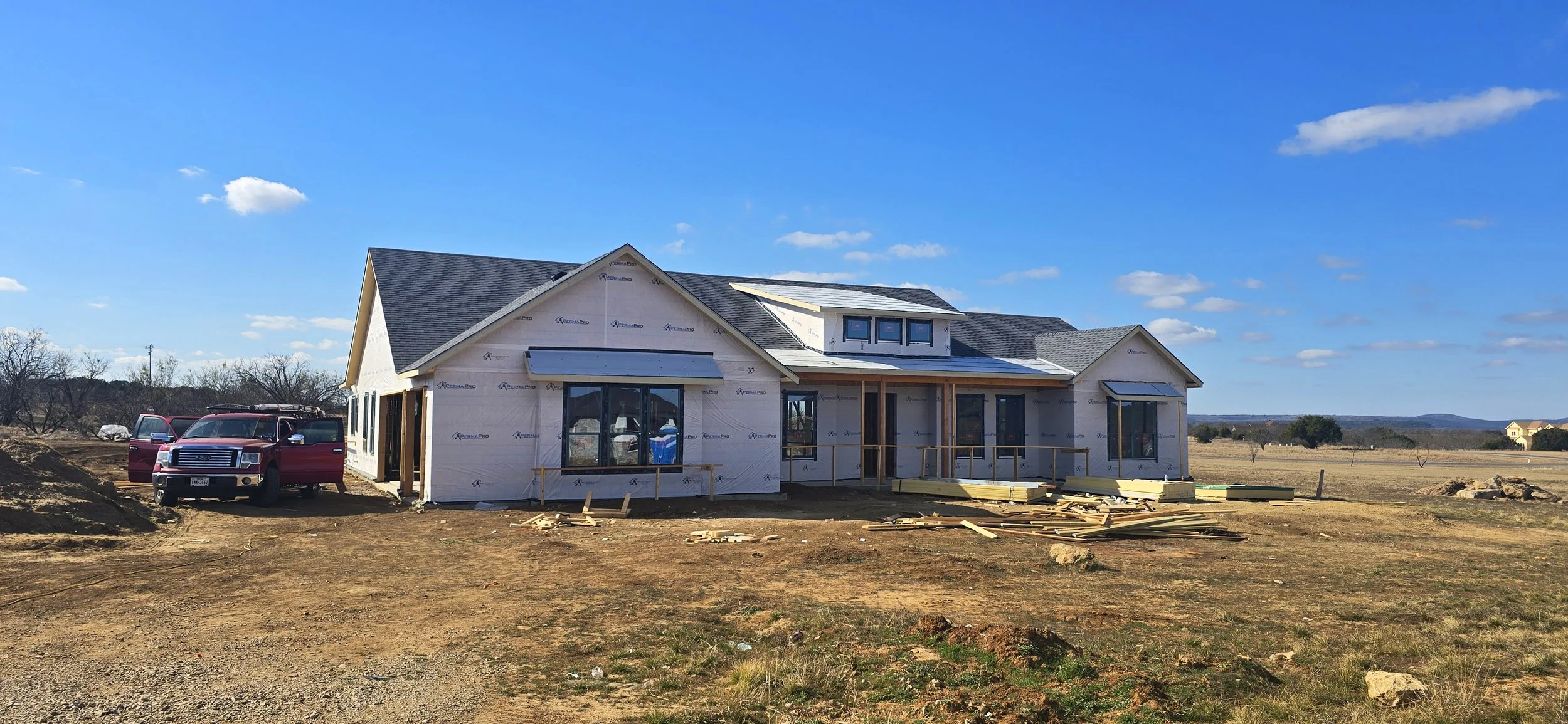 Weather Tight, Our Custom Home Reaches a Major Milestone | Cardin Homes