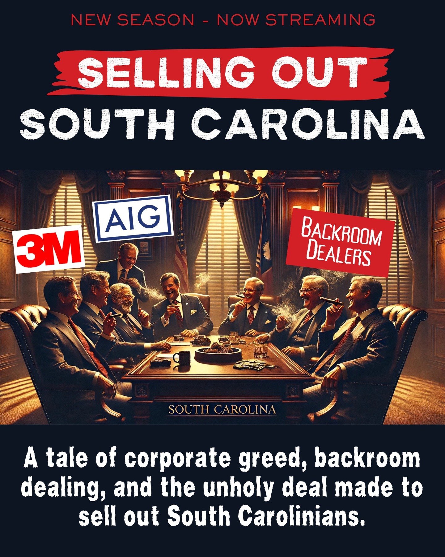🚨 A Backroom Deal to Sell Out South Carolina? Read on to find out:

🗣 BREAKING: Talk around the SC State House is that a compromise on S.244 was almost done&mdash;until global corporations, backed by big insurance, swooped in with help from insider