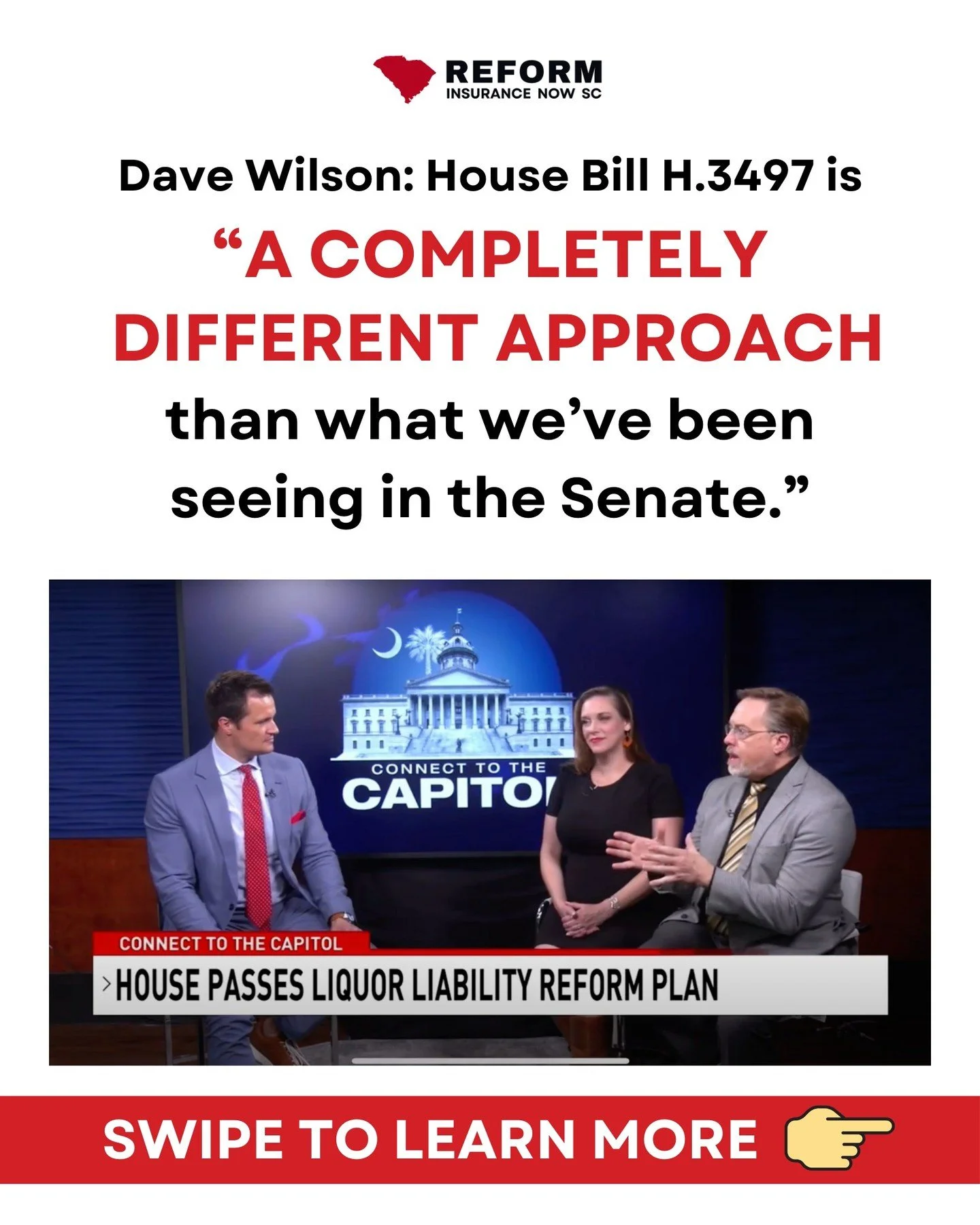 🚨 URGENT: SC Small Businesses Under Attack! 🚨

The House passed H.3497, a laser-focused bill designed to slash liquor liability premiums &amp; keep local bars, restaurants, VFWs &amp; family businesses alive.

Meanwhile, the Senate&rsquo;s &quot;Go