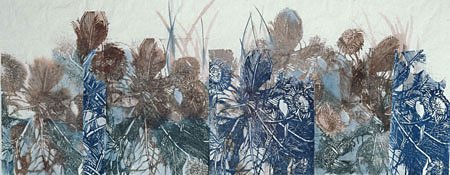 "New Zealand Westcoast III"
Japanese woodcut 23x10 in
