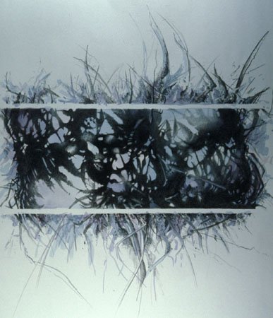 "Passage of Time " hand-colored lithograph 22x30 in