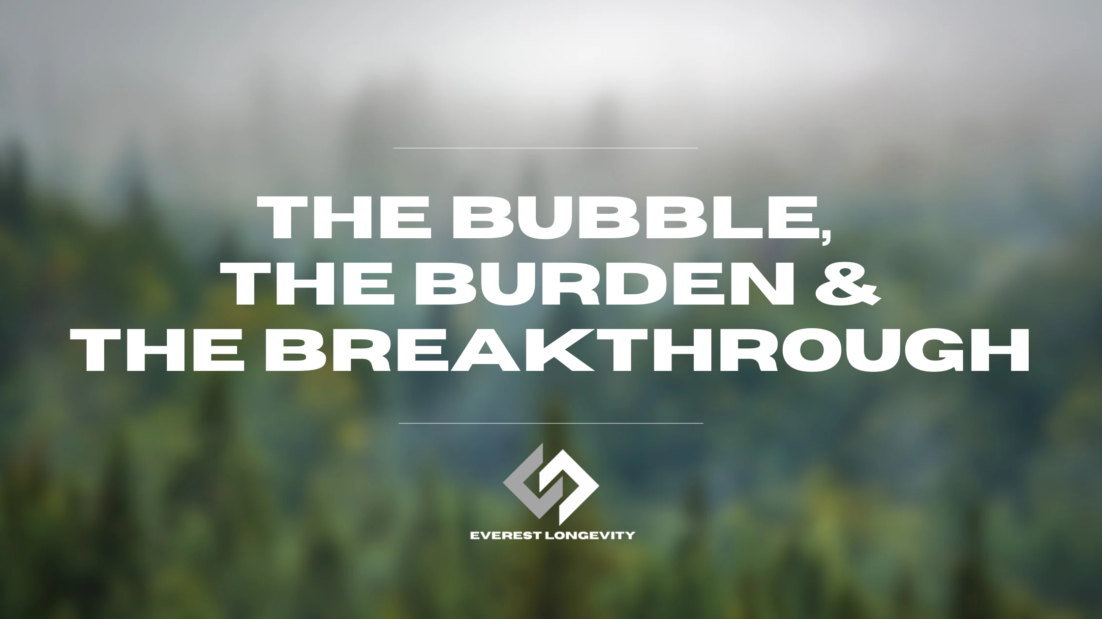 The Bubble, the Burden, and the Breakthrough