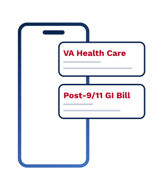 mobile app veteran benefits illustration