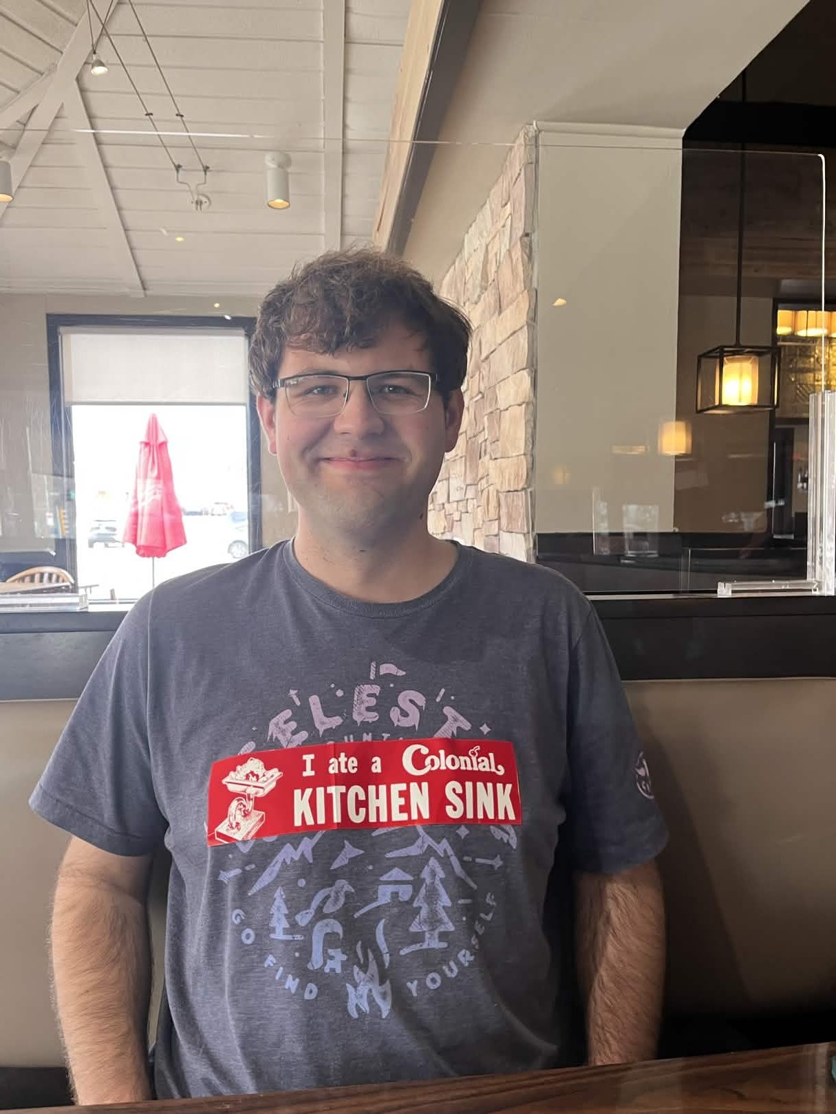 Eating a Colonial Cafe Kitchen Sink