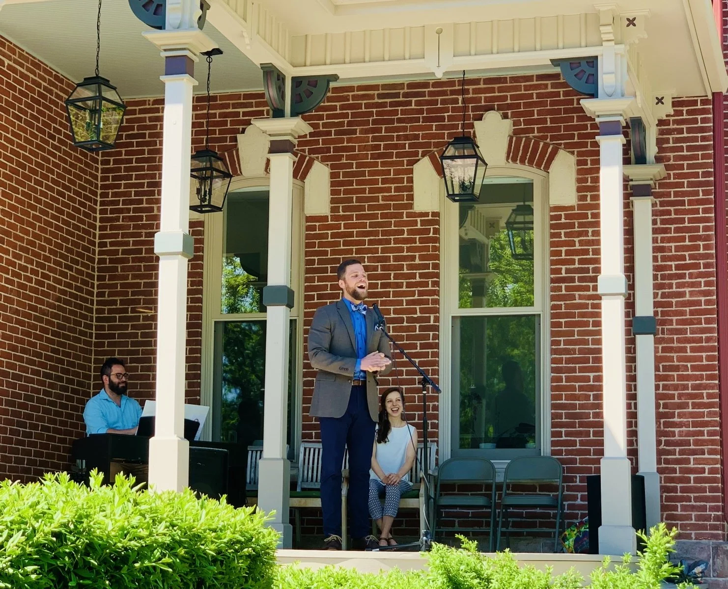 Opera Colorado performs a benefit concert for Upbeat Colorado in June at the Bosler House Gardens