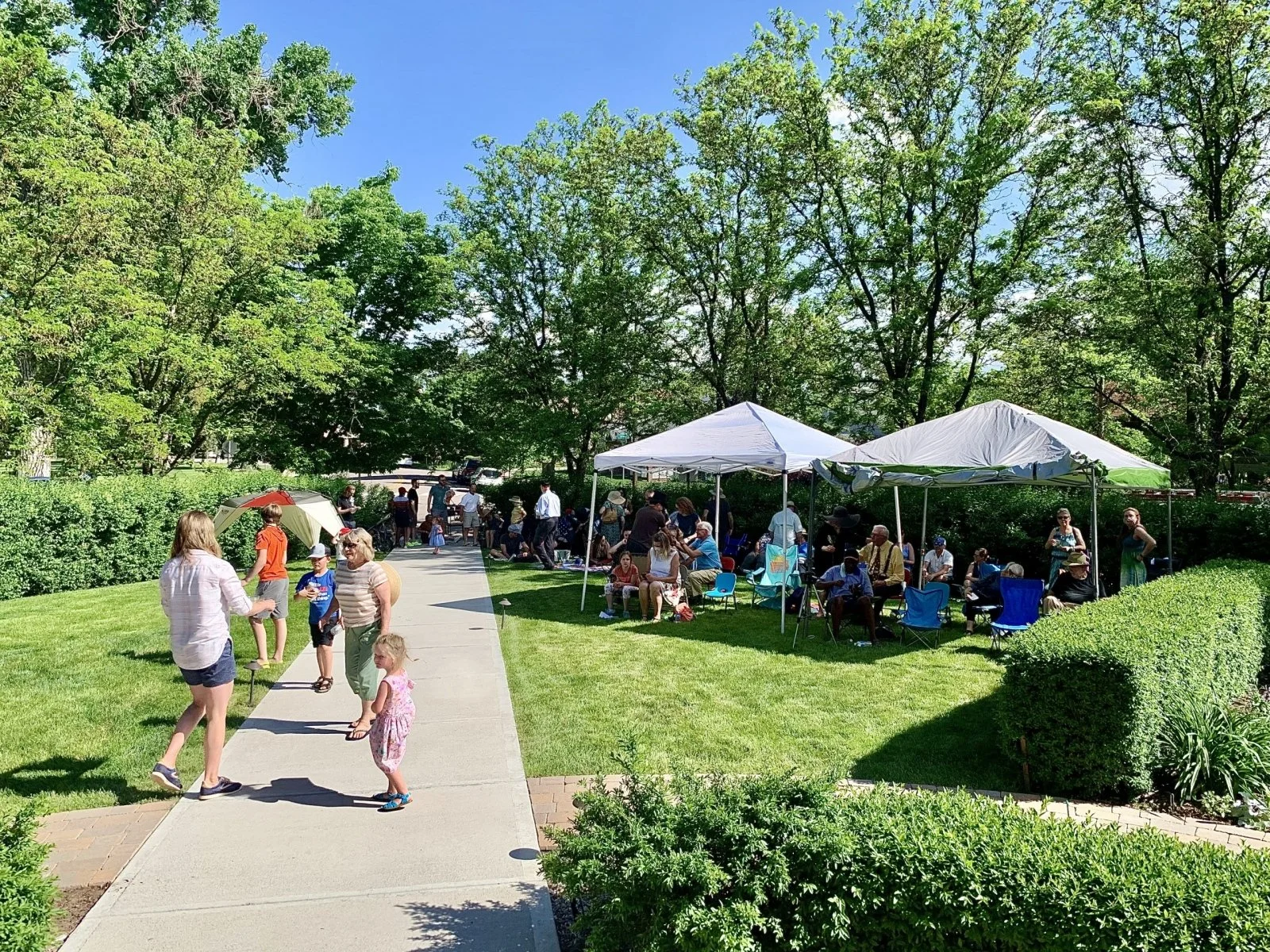 Opera Colorado performs a benefit concert for Upbeat Colorado in June at the Bosler House Gardens