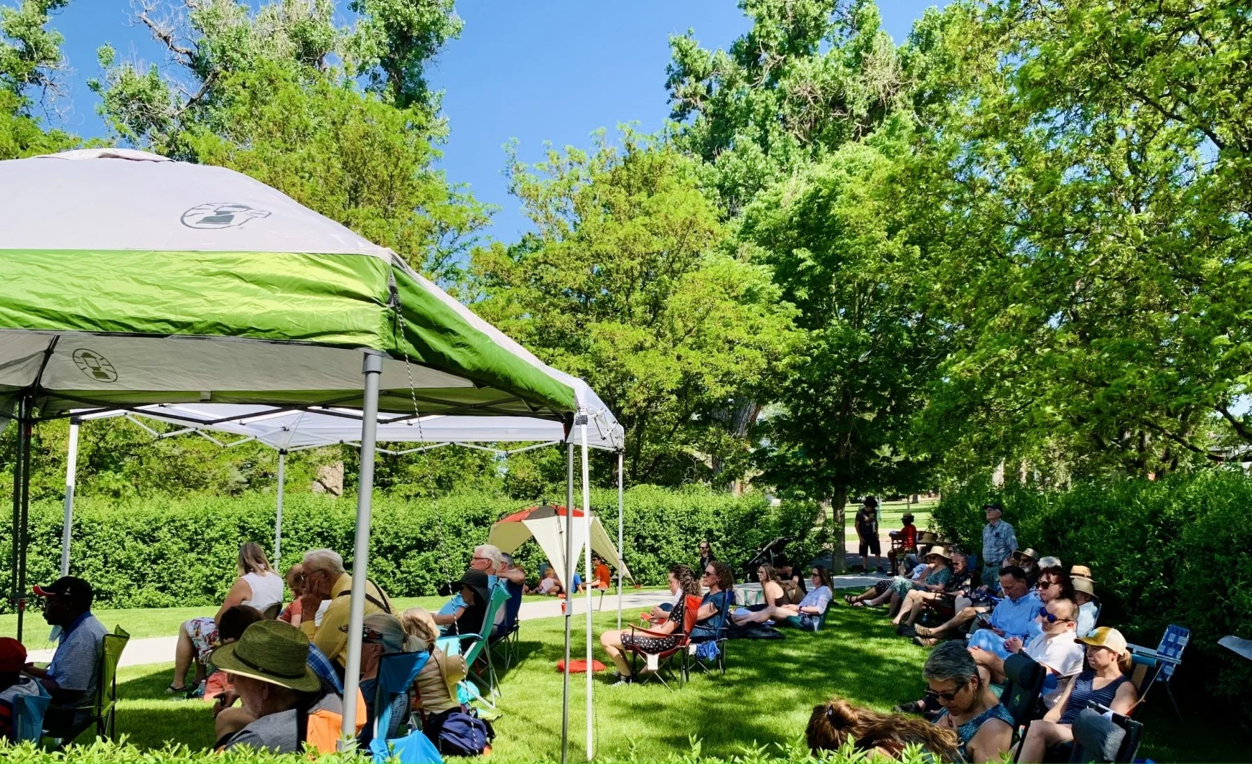 Opera Colorado performs a benefit concert for Upbeat Colorado in June at the Bosler House Gardens