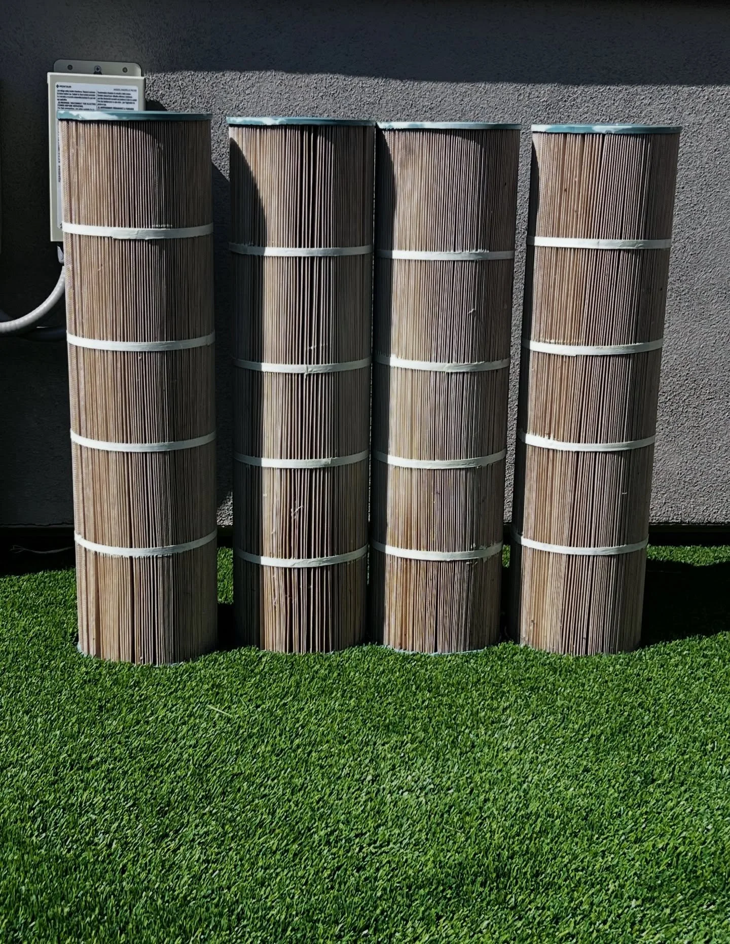 Have you scheduled your bi-annual filter clean? 

Your pool filter is working 24/7 to trap dirt, oils, bugs, and debris. If you&rsquo;re not cleaning it regularly:
&bull; Water gets cloudy 
&bull; Bacteria and algae can grow
&bull; Your pump works ha