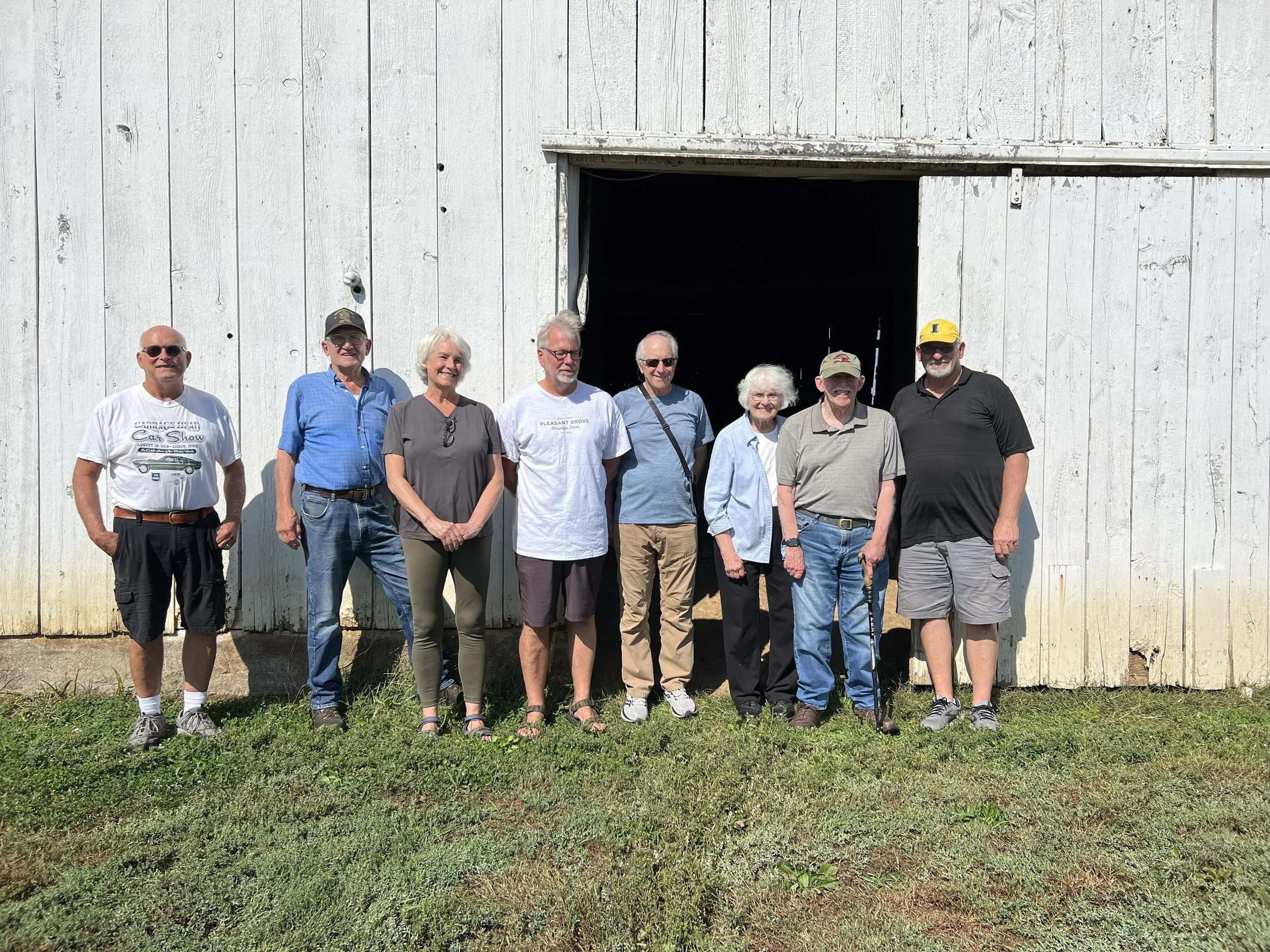 2025-9-22 Grandkids of John Meyer visiting the Meyers Historic Barn District and Pleasant Grove Heritage Park
