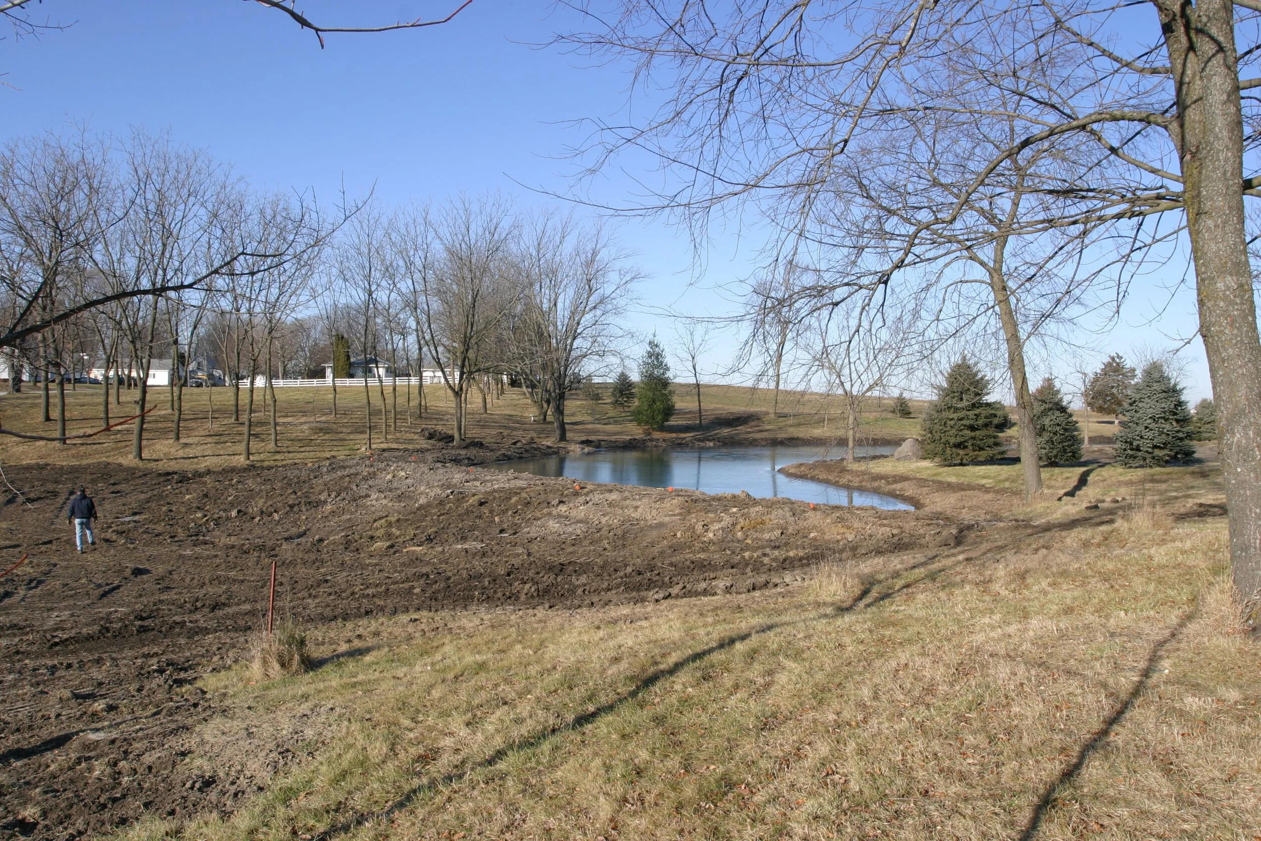 Pond number two was enlarged