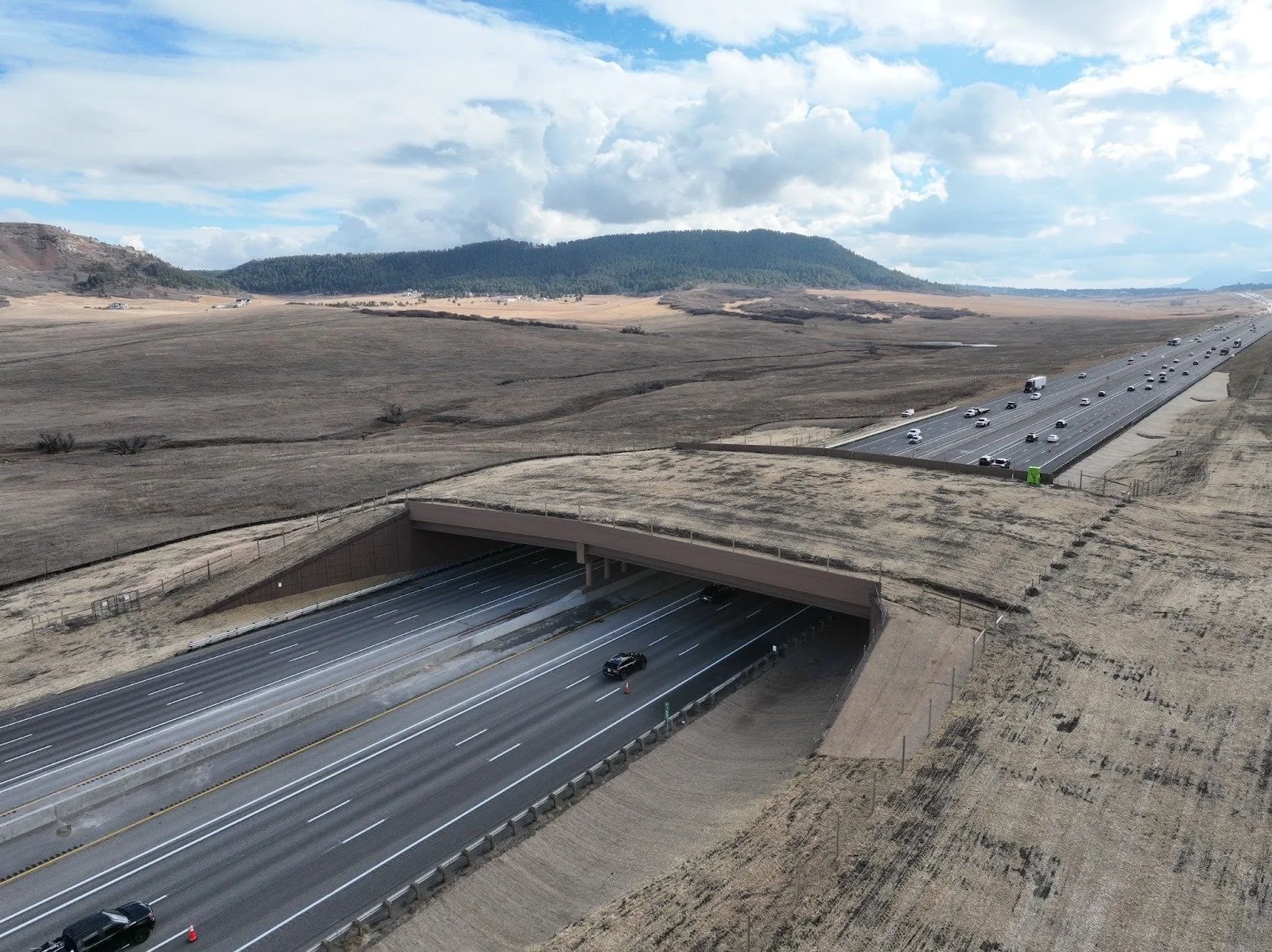 Greenland Wildlife Overpass in Larkspur, CO