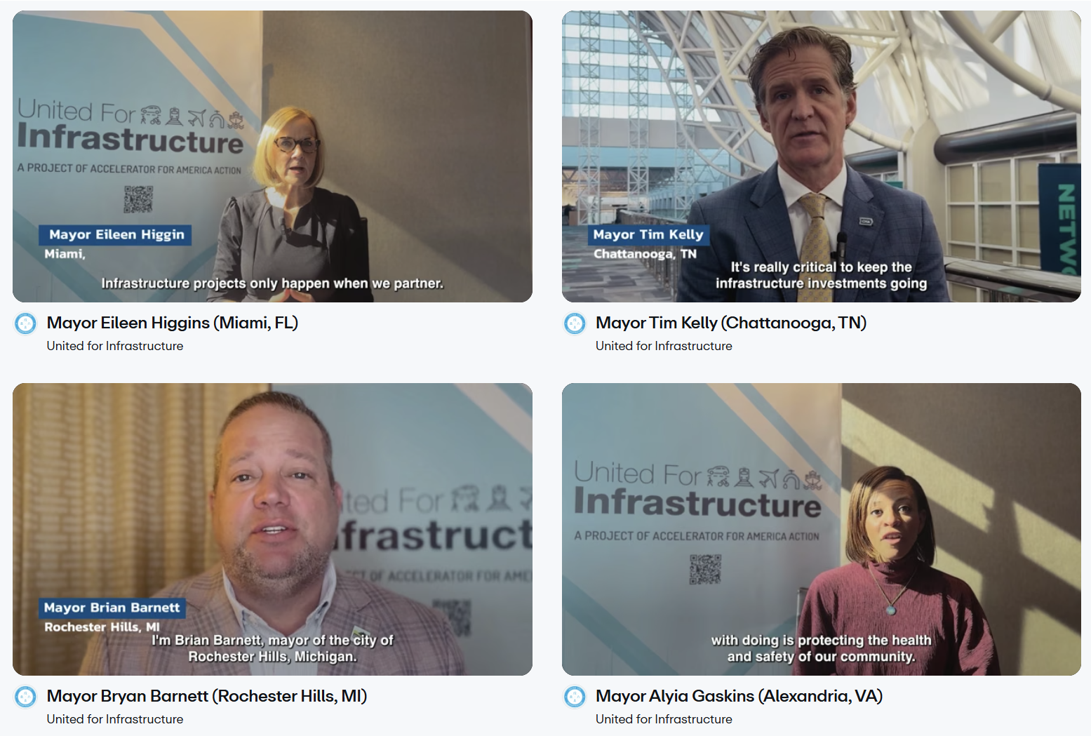 United for Infrastructure Newsletter | April 22, 2026