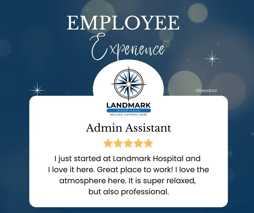 Shining Reviews Are In!
We're so grateful for the kind words our patients, families, and employees share about our LTAC Hospital!  We strive to provide exceptional care and a positive healing environment, and your positive feedback means the world to