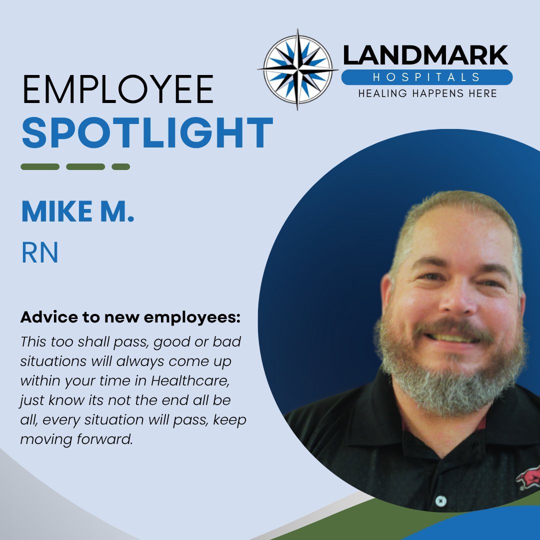 TEAM TUESDAY: Meet Mike M., our RN! 

💼 Name &amp; Title: Mike M., RN
🕒 Industry Experience: 14 years in nursing, 2.5 years with Landmark

🎓 Certifications:
&bull; Infection Preventionist
&bull; Intensive Care
&bull; ACLS &amp; BLS
&bull; Stroke C