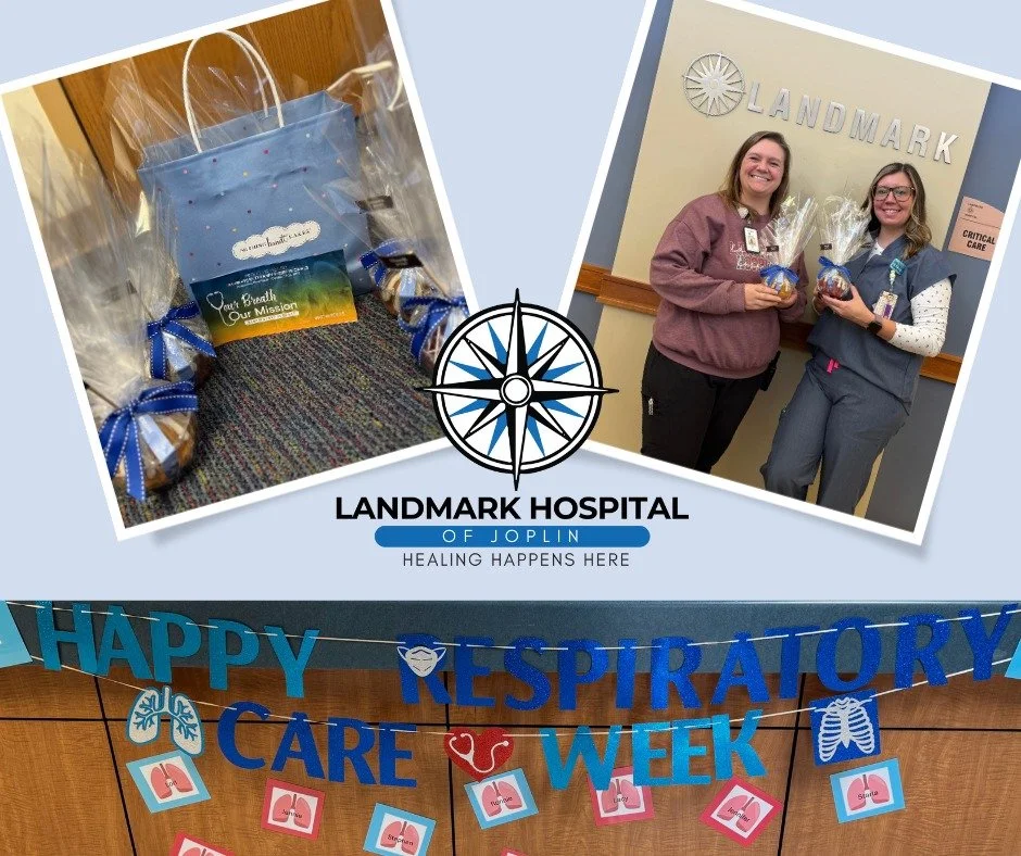 🎉 Respiratory Care Week at Landmark Hospital of Joplin 🎉

This week, we celebrated our incredible Respiratory Therapy Team &mdash; the experts who help our patients breathe easier and recover stronger every single day. 💙

In our LTAC setting, RTs 