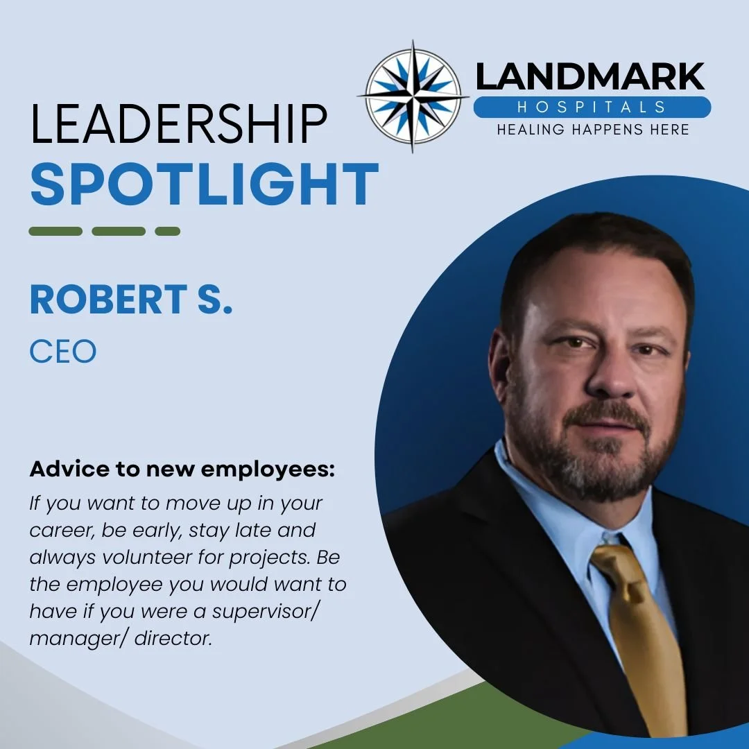 TEAM TUESDAY! Meet Robert, Our Inspiring CEO

With 22 years of experience in the healthcare industry, Robert brings a wealth of knowledge and expertise to his role as CEO. He's a certified member of the American College of Healthcare Executives, a He