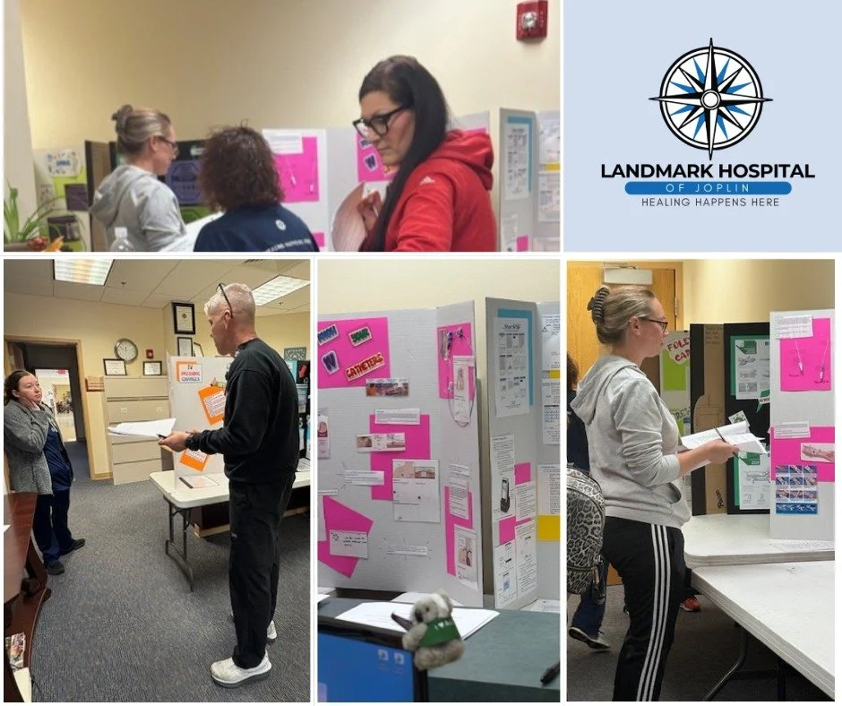 📚 Joplin Skills Fair 2025! 🏥

Our team at Landmark Hospital of Joplin continues to prioritize growth and excellence through ongoing education. This year&rsquo;s Skills Fair featured interactive learning boards, quizzes, safe patient handling practi
