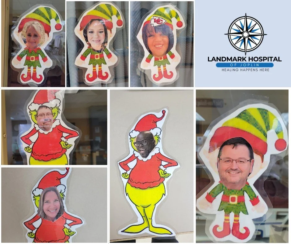 Our Landmark Hospital of Joplin team has officially gone elf mode for the holidays! 🎄🧝&zwj;♂️💚

From elves to Grinches-with-a-heart-of-gold, our team is having a little fun while we care for our medically complex patients this season.

Bringing sm