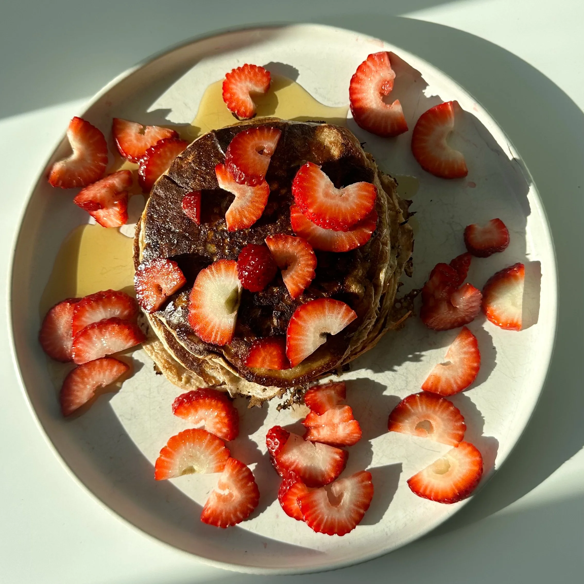 Fluffy Cottage Cheese Protein Pancakes