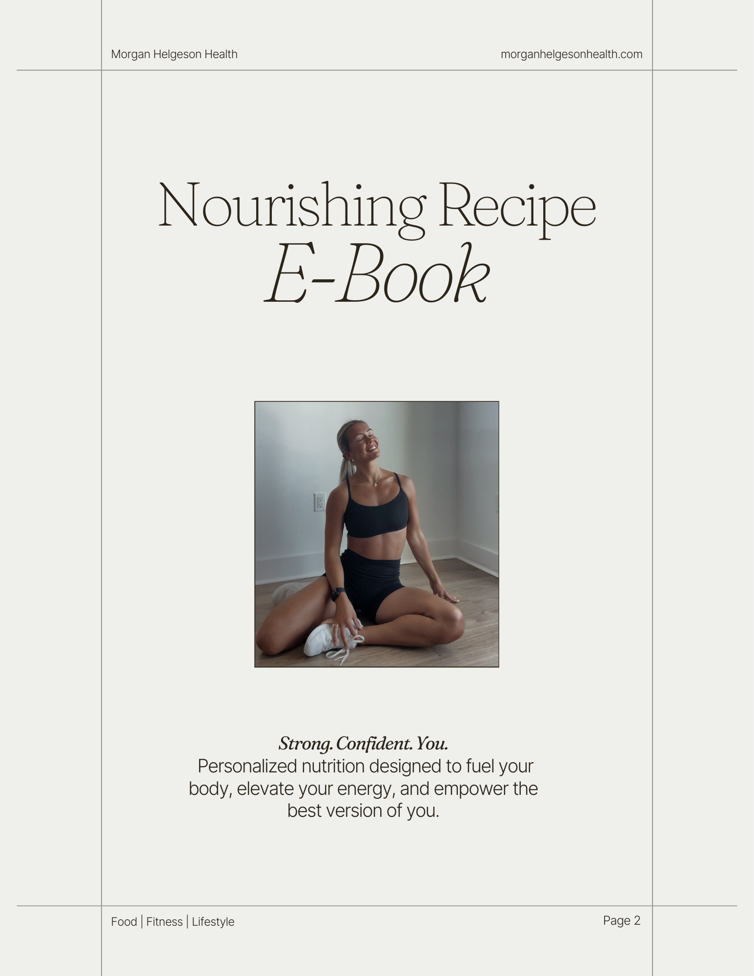 Nourishing Recipe E-Book
