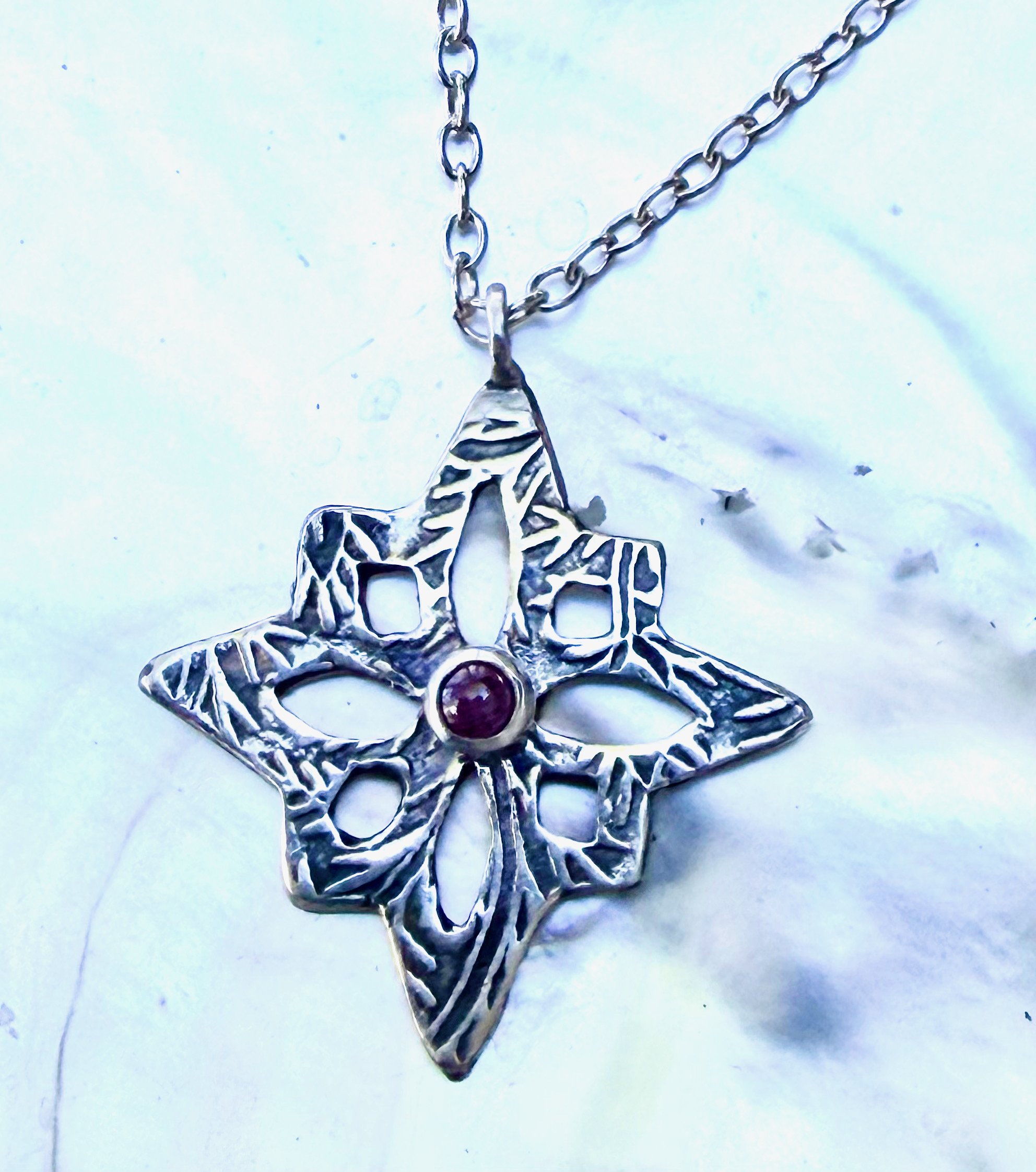 Snowflake Star necklace