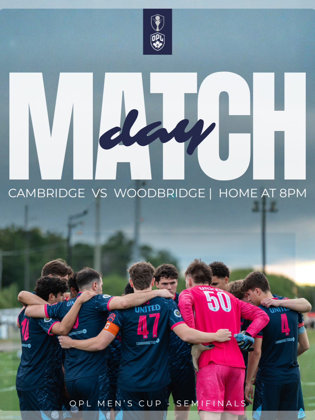 Cambridge United in OPL Mens Cup Semifinal