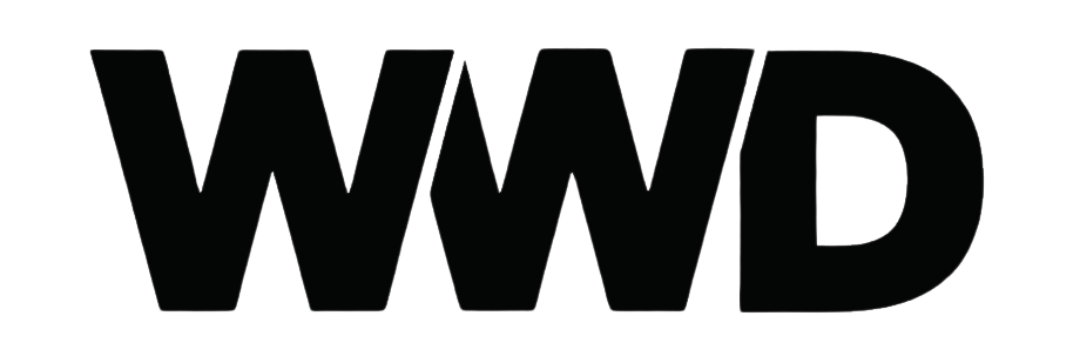 WWD logo with black text on a transparent background.