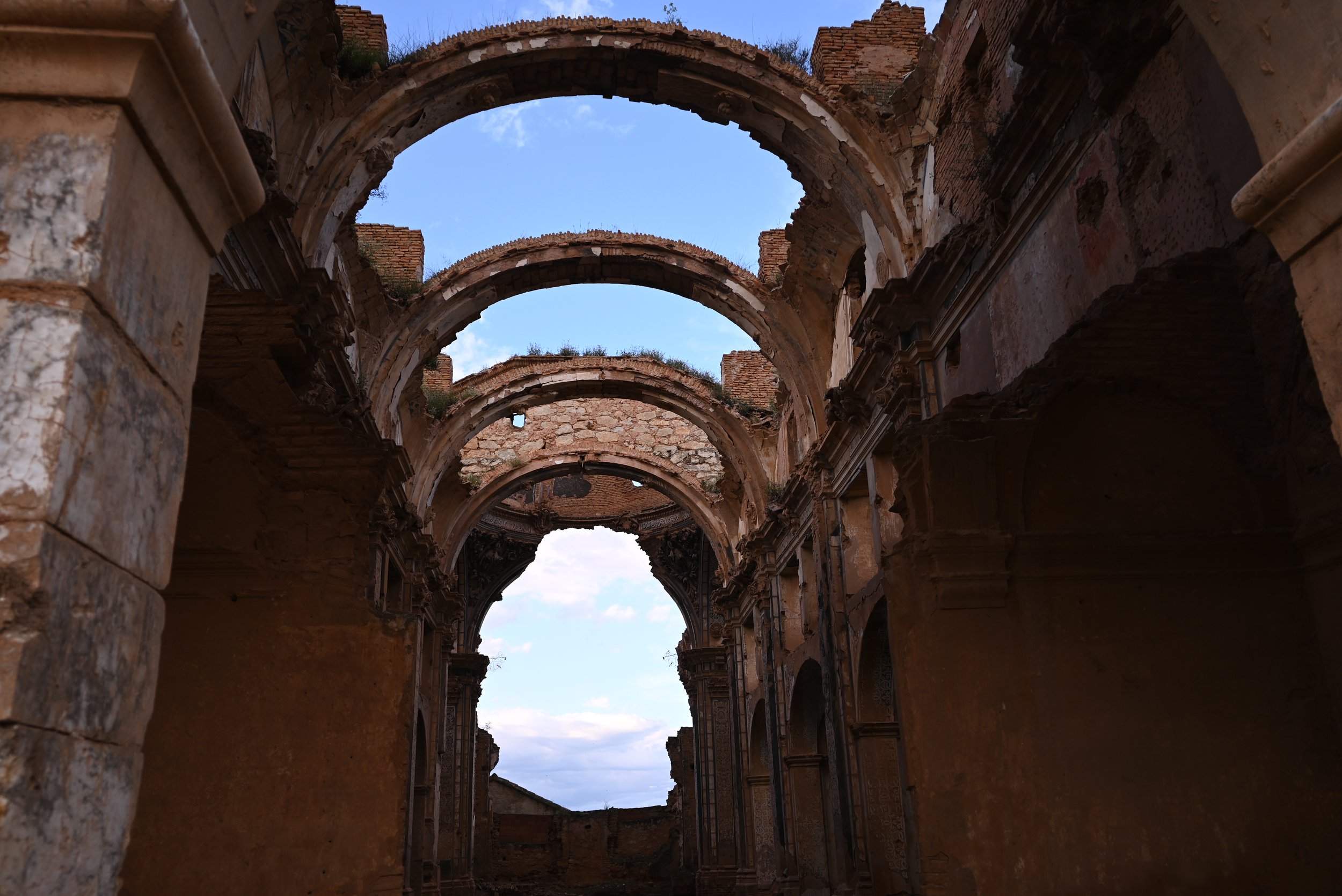 Iglesia de San Agustín en el Pueblo Viejo de Belchite