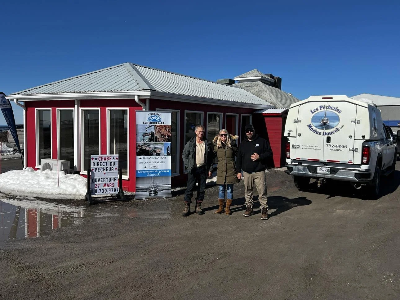 Spécialistes du crabe des neiges, du homard, du flétan et du bourgot à Rimouski, directement du pêcheur.
