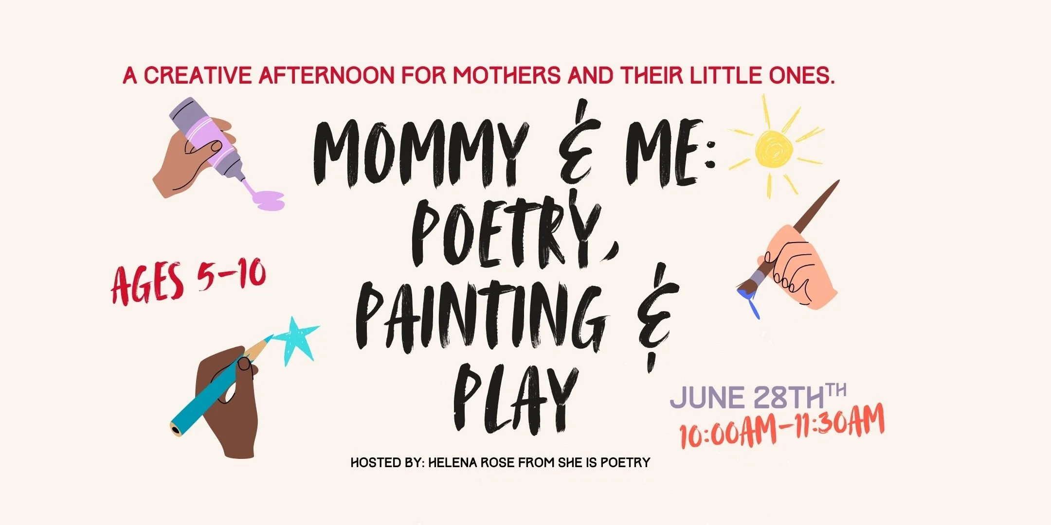 Mommy &amp; Me Poetry, Painting &amp; Play!