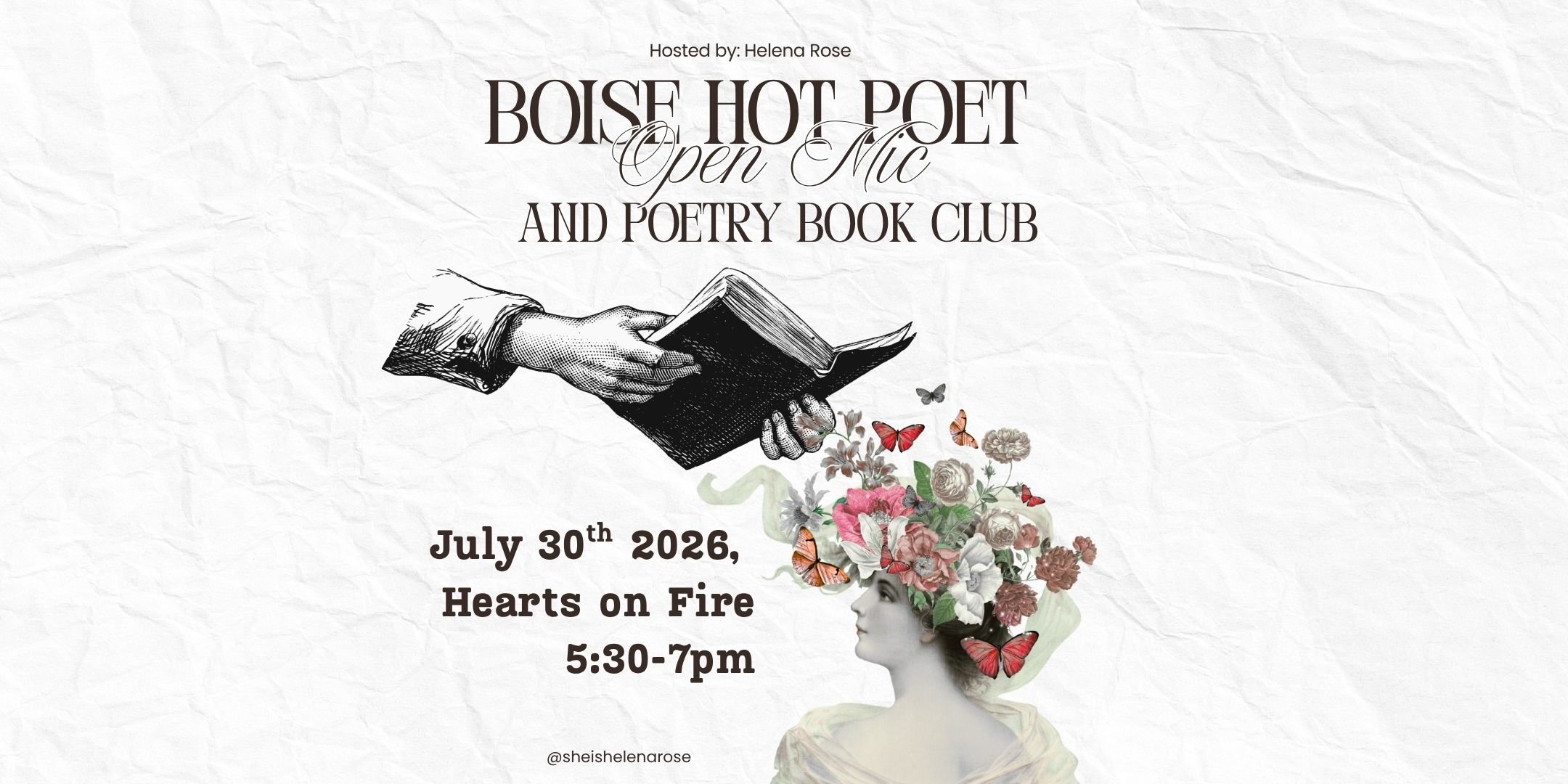July Boise H.O.T Poet Open Mic