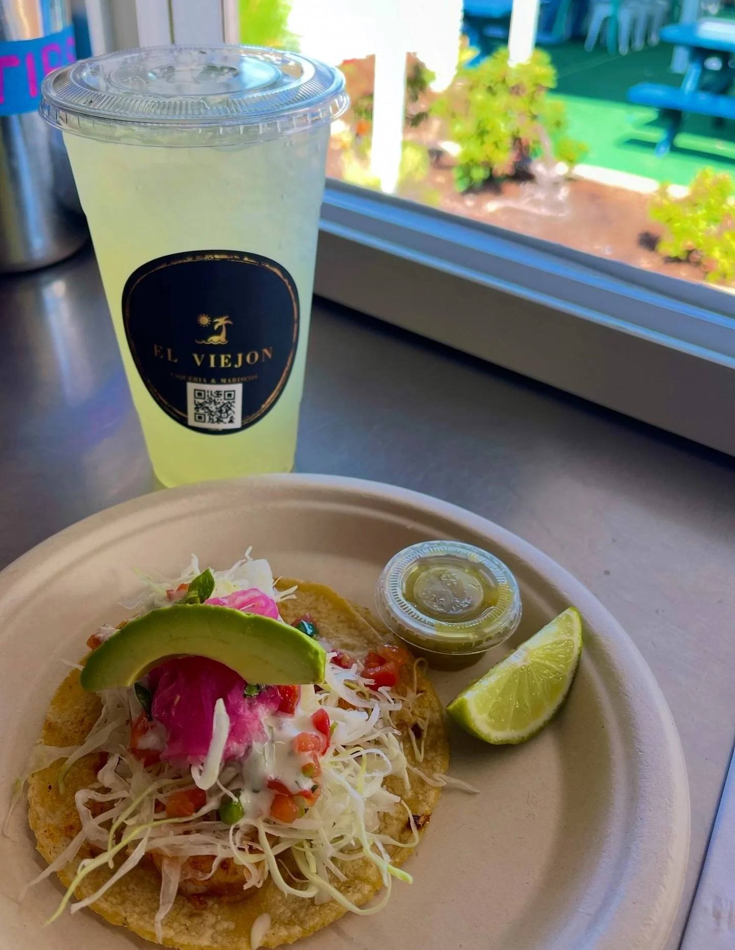 It's Wednesday! 🌞 Head to any of our four spots to treat yourself to scrumptious Cajun shrimp tacos 🌮 🦐