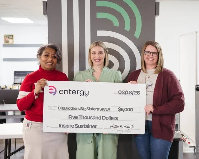 Entergy donates to big brothers big sisters swla
