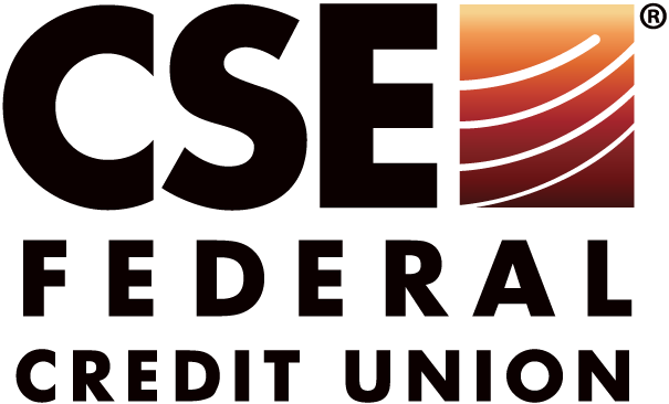 CSE Federal Credit Union logo with orange and red gradient design.