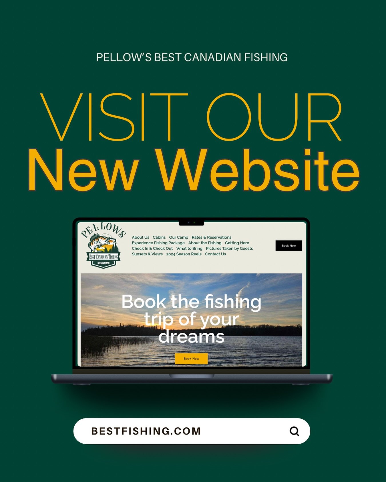 Cast off with our NEW website! 

Book epic fishing trips, check out our Experience Fishing Package for new anglers, and dive into expert tips. 

See why coming to Pellow&rsquo;s is an experience you don&rsquo;t want to miss. 

Your next big catch sta