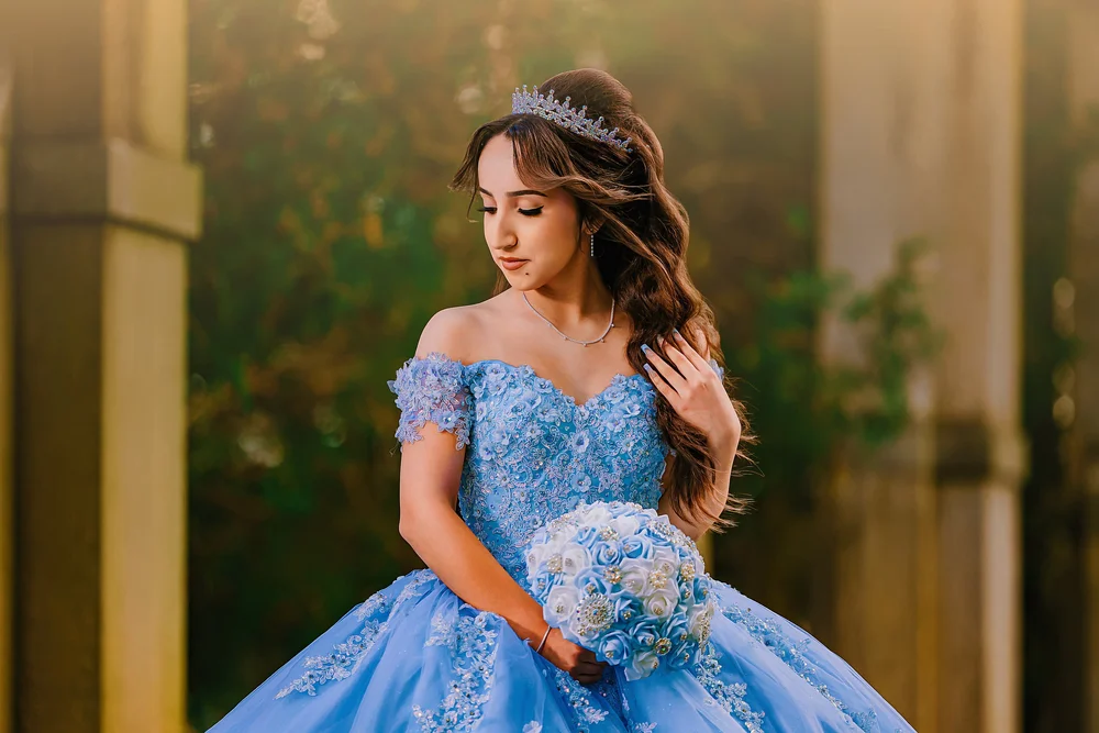 Andrea’s quinceañera portrait from the Timeless Fifteens collection