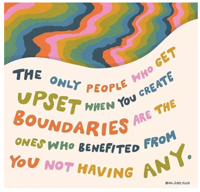 Upsetting boundaries graphic